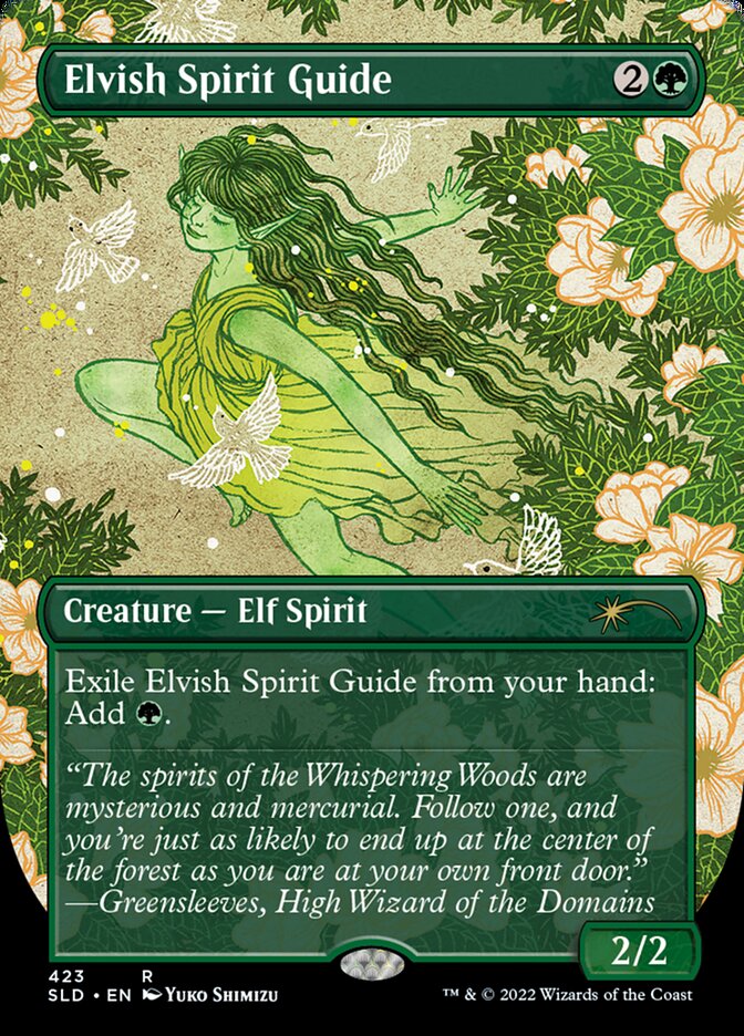 Elvish Spirit Guide (Borderless) [Secret Lair Drop Series] | North Game Den