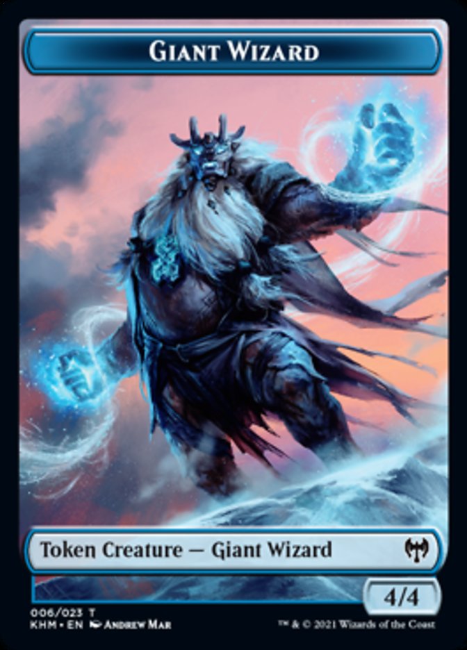 Giant Wizard Token [Kaldheim] | North Game Den