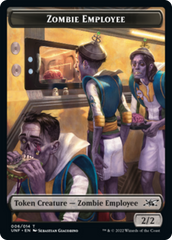 Zombie Employee // Balloon Double-sided Token [Unfinity Tokens] | North Game Den