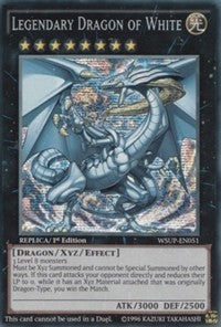 Legendary Dragon of White [WSUP-EN051] Prismatic Secret Rare | North Game Den