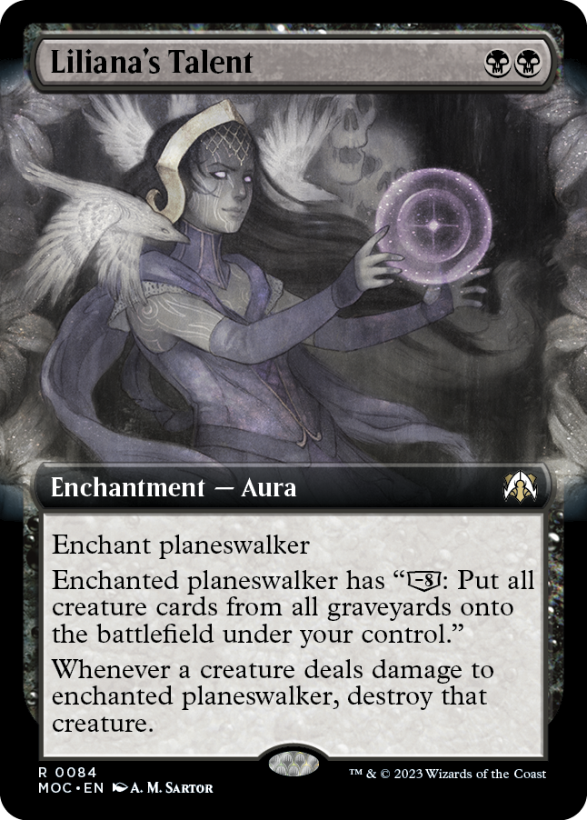 Liliana's Talent (Extended Art) [March of the Machine Commander] | North Game Den