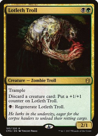 Lotleth Troll [Commander Anthology] | North Game Den