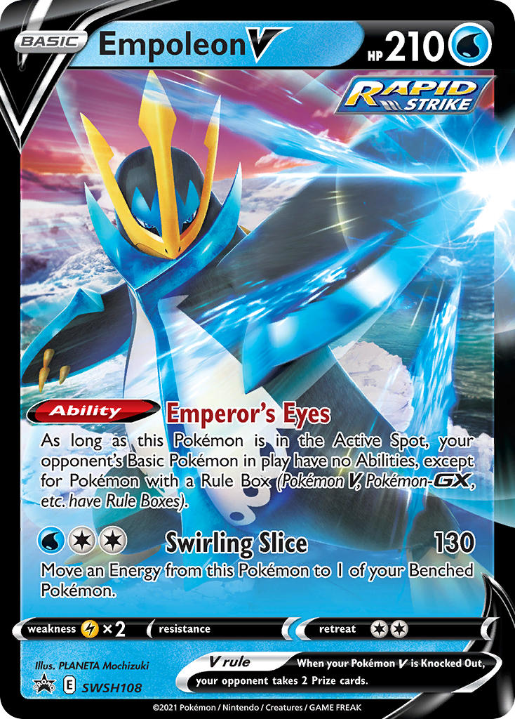 Empoleon V (SWSH108) [Sword & Shield: Black Star Promos] | North Game Den