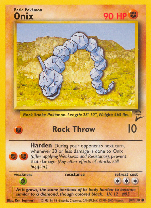 Onix (84/130) [Base Set 2] | North Game Den