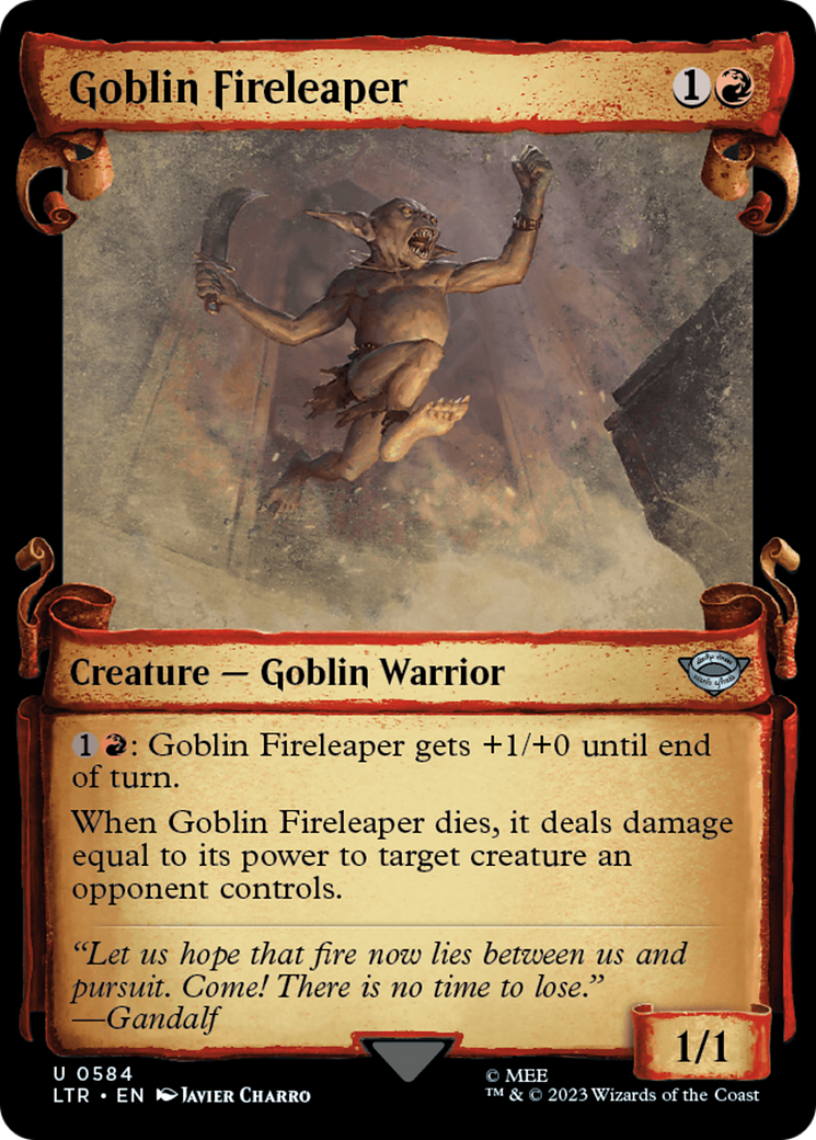 Goblin Fireleaper [The Lord of the Rings: Tales of Middle-Earth Showcase Scrolls] | North Game Den