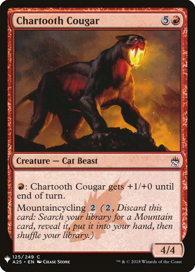 Chartooth Cougar [Mystery Booster] | North Game Den