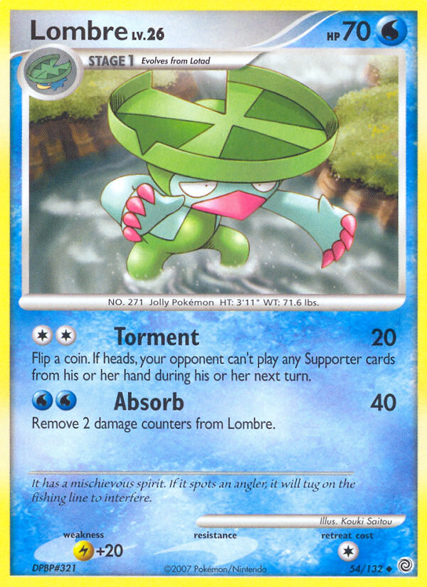 Lombre (54/132) [Diamond & Pearl: Secret Wonders] | North Game Den