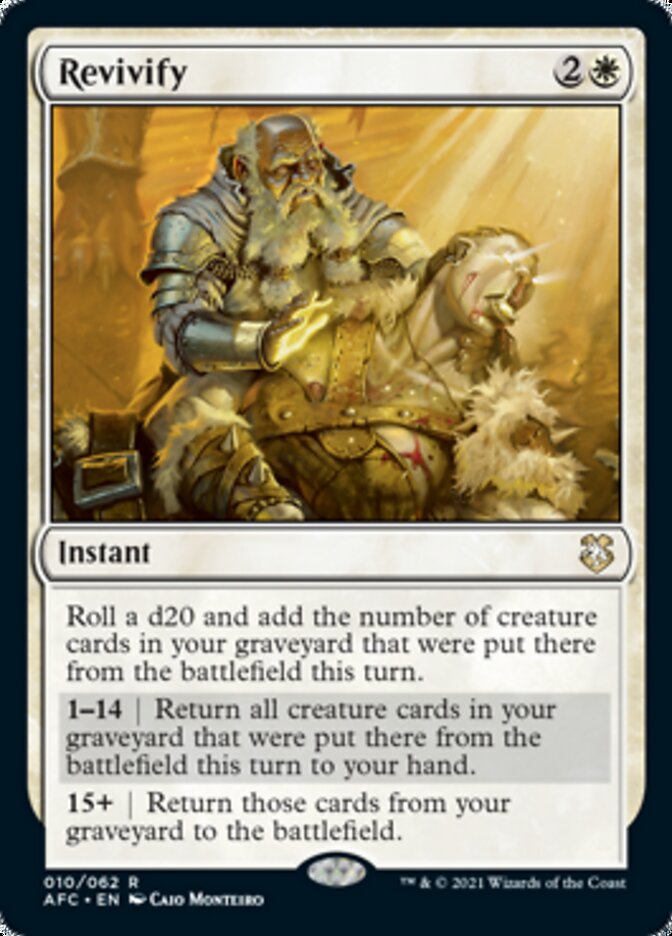 Revivify [Dungeons & Dragons: Adventures in the Forgotten Realms Commander] | North Game Den