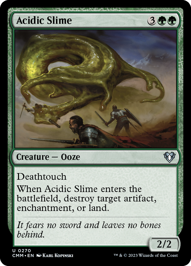 Acidic Slime [Commander Masters] | North Game Den