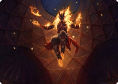 Yusri, Fortune's Flame Art Card [Modern Horizons 2 Art Series] | North Game Den