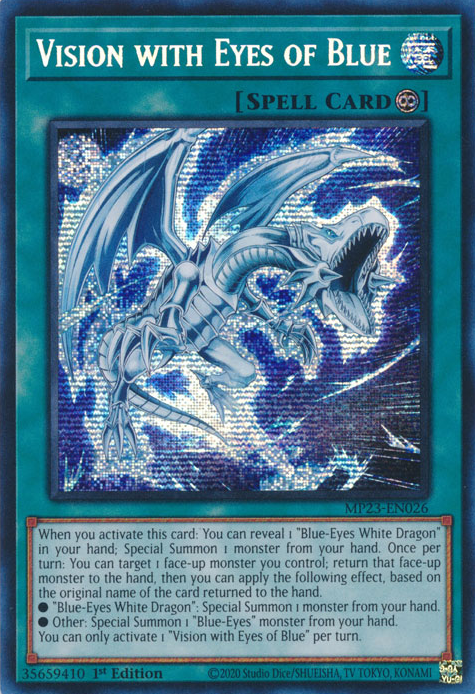 Vision with Eyes of Blue [MP23-EN026] Prismatic Secret Rare | North Game Den