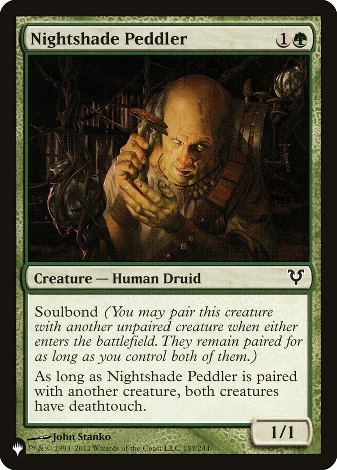 Nightshade Peddler [The List] | North Game Den