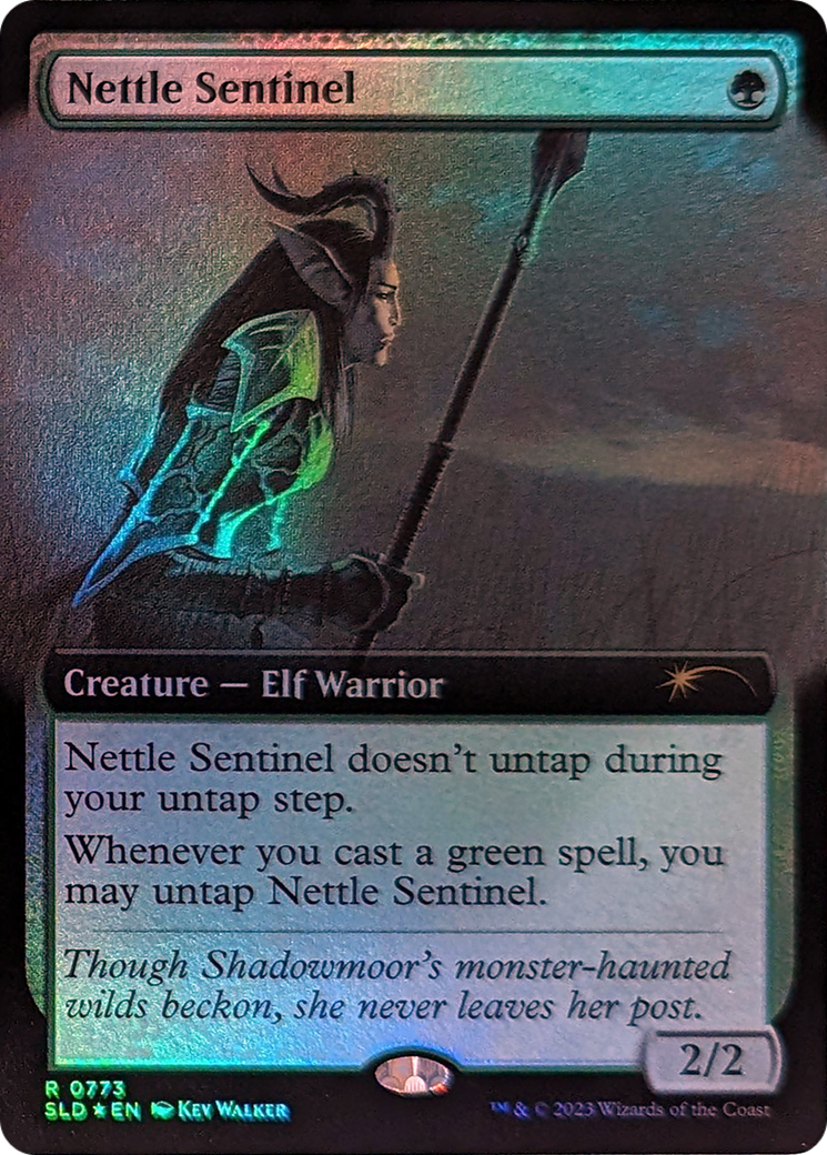 Nettle Sentinel (Extended Art) [Secret Lair Drop Series] | North Game Den