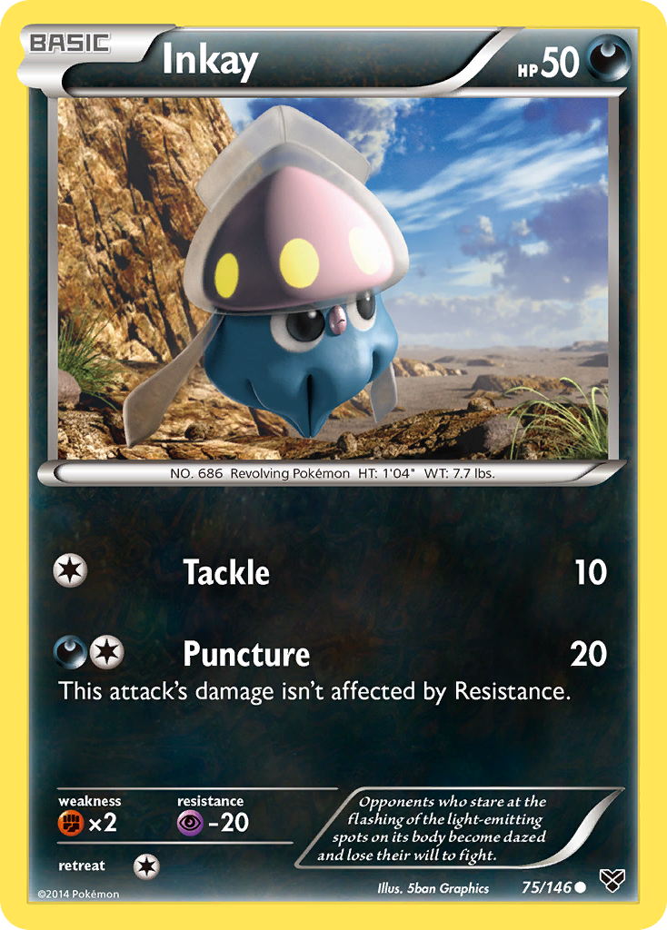 Inkay (75/146) [XY: Base Set] | North Game Den