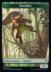 Treasure // Squirrel Double-sided Token [Commander Legends: Battle for Baldur's Gate Tokens] | North Game Den