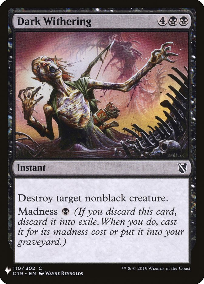 Dark Withering [Mystery Booster] | North Game Den