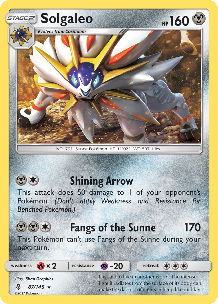 Solgaleo (87/145) [Sun & Moon: Guardians Rising] | North Game Den