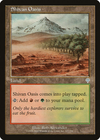 Shivan Oasis [Invasion] | North Game Den