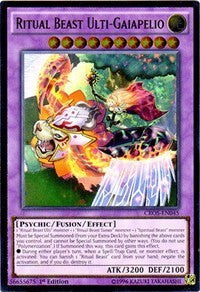 Ritual Beast Ulti-Gaiapelio (UTR) [CROS-EN045] Ultimate Rare | North Game Den