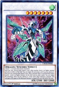 Clear Wing Synchro Dragon [CROS-EN046] Secret Rare | North Game Den