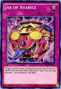 Jar of Avarice [CROS-EN074] Secret Rare | North Game Den