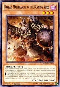 Barbar, Malebranche of the Burning Abyss [CROS-EN083] Rare | North Game Den