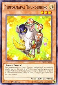 Performapal Thunderhino [CROS-EN096] Common | North Game Den