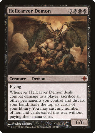 Hellcarver Demon [Rise of the Eldrazi] | North Game Den