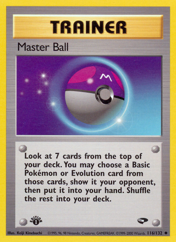 Master Ball (116/132) [Gym Challenge 1st Edition] | North Game Den