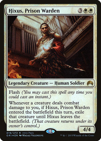 Hixus, Prison Warden [Magic Origins Promos] | North Game Den