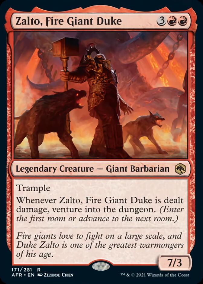 Zalto, Fire Giant Duke [Dungeons & Dragons: Adventures in the Forgotten Realms] | North Game Den