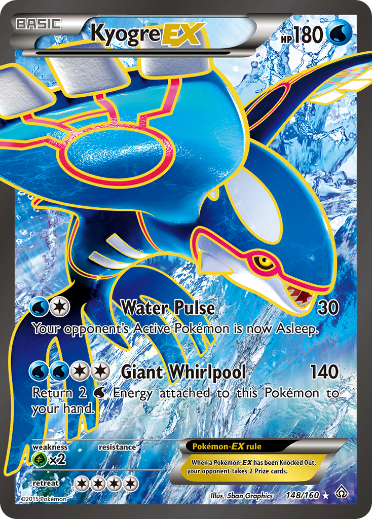 Kyogre EX (148/160) [XY: Primal Clash] | North Game Den