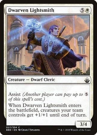 Dwarven Lightsmith [Battlebond] | North Game Den