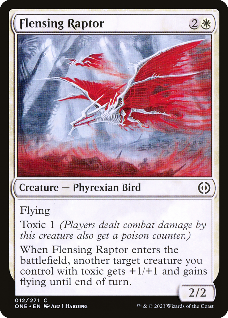 Flensing Raptor [Phyrexia: All Will Be One] | North Game Den