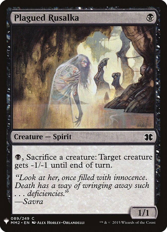 Plagued Rusalka [Mystery Booster] | North Game Den