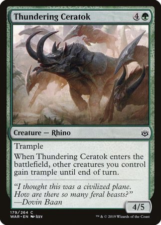 Thundering Ceratok [War of the Spark] | North Game Den