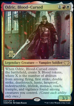 Odric, Blood-Cursed [Innistrad: Crimson Vow Prerelease Promos] | North Game Den