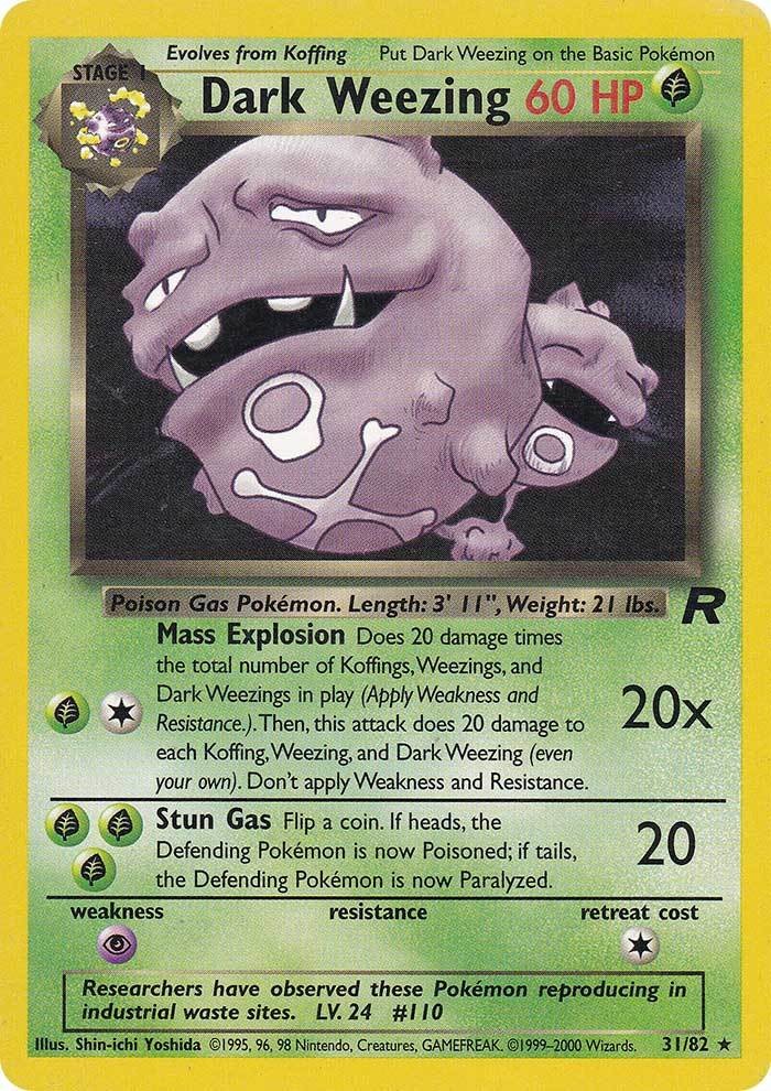 Dark Weezing (31/82) [Team Rocket Unlimited] | North Game Den