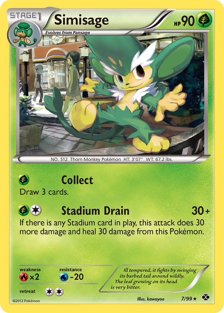 Simisage (7/99) [Black & White: Next Destinies] | North Game Den