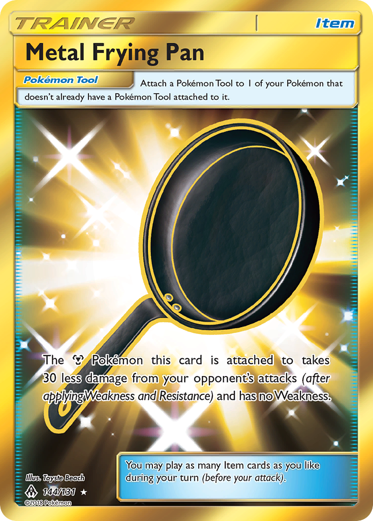 Metal Frying Pan (144/131) [Sun & Moon: Forbidden Light] | North Game Den