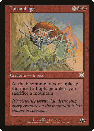 Lithophage [Mercadian Masques] | North Game Den