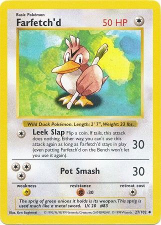 Farfetch'd (27/102) [Base Set Shadowless Unlimited] | North Game Den