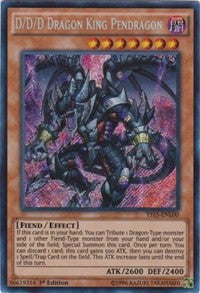 D/D/D Dragon King Pendragon [YS15-ENL00] Secret Rare | North Game Den