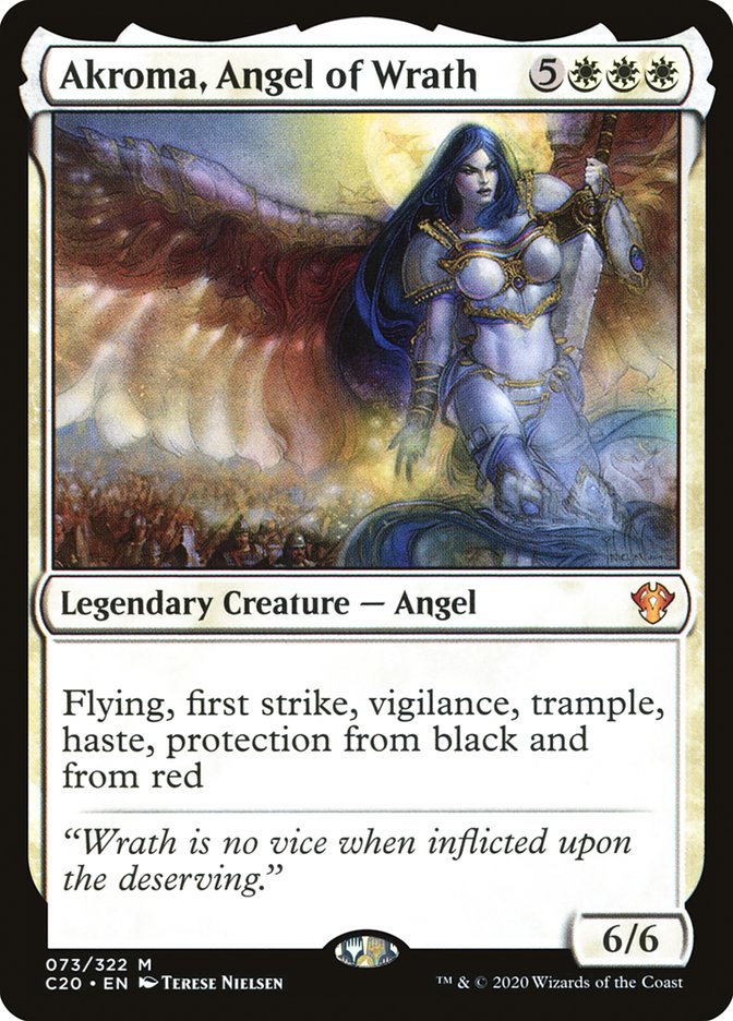 Akroma, Angel of Wrath [Commander 2020] | North Game Den