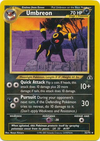 Umbreon (32/75) [Neo Discovery Unlimited] | North Game Den