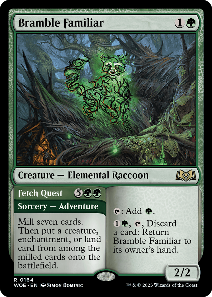 Bramble Familiar // Fetch Quest [Wilds of Eldraine] | North Game Den