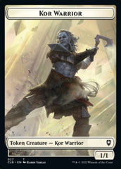 Kor Warrior // Treasure Double-sided Token [Commander Legends: Battle for Baldur's Gate Tokens] | North Game Den