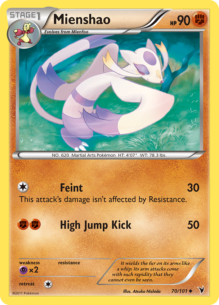 Mienshao (70/101) [Black & White: Noble Victories] | North Game Den