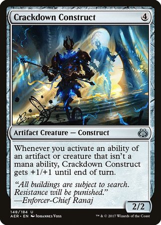 Crackdown Construct [Aether Revolt] | North Game Den