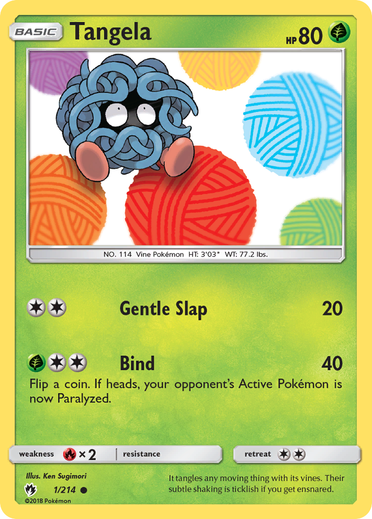 Tangela (1/214) [Sun & Moon: Lost Thunder] | North Game Den